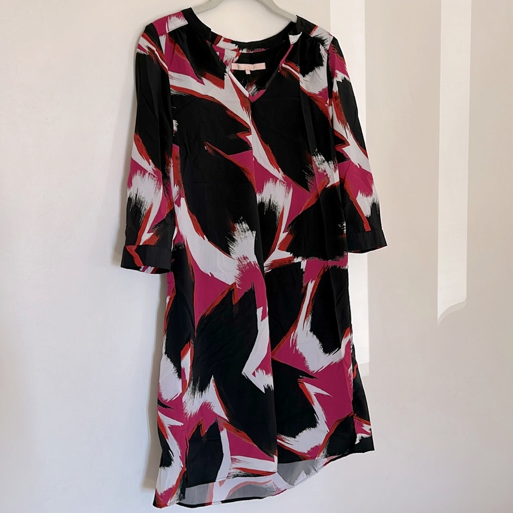 NWOT Hutch Abstract hi-low Dress